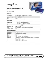 Preview for 4 page of Devolo MicroLink ISDN Router Specifications