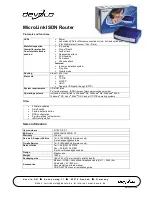 Preview for 5 page of Devolo MicroLink ISDN Router Specifications