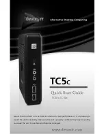 Предварительный просмотр 1 страницы Devon IT TC5c Quick Start Manual