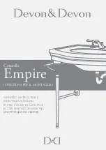 Предварительный просмотр 1 страницы Devon&Devon Empire Console Assembly Instructions Manual