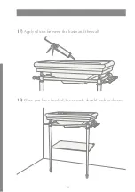 Предварительный просмотр 21 страницы Devon&Devon Etoile Console Assembly Instructions Manual