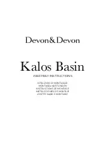 Devon&Devon Kalos Assembly Instructions Manual preview