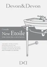 Preview for 1 page of Devon&Devon New Etoile Assembly Instructions Manual