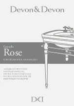 Preview for 1 page of Devon&Devon Rose Console Assembly Instructions Manual