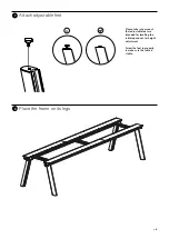 Предварительный просмотр 10 страницы DeVorm Big Modular Table System Installation Manual