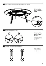 Preview for 10 page of DeVorm Big Round Modular Table System Installation Manual