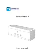 Предварительный просмотр 1 страницы Devotec Industries Solar Sound 2 User Manual