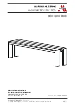 Preview for 1 page of deVRIES Blackpool Bank 69267 Assembly Instructions Manual