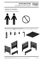 Preview for 2 page of deVRIES TRENDY Derby 40482 Assembly Instructions