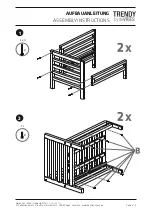 Preview for 3 page of deVRIES TRENDY Derby 40482 Assembly Instructions