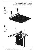 Предварительный просмотр 3 страницы deVRIES Trendy Milage Set Sessel Assembly Instructions