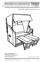 deVRIES TRENDY PURE Classic XL Sun Care & Assembly Instructions preview