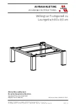 Preview for 1 page of deVRIES Willington 40465L Assembly Instructions Manual