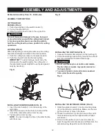 Preview for 12 page of DeWalt 12in. (305 mm) compound miter saw Instruction Manual