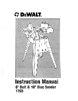 DeWalt 1765 Instruction Manual предпросмотр