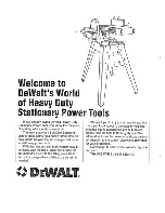 Preview for 2 page of DeWalt 1765 Instruction Manual