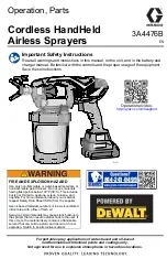 Preview for 1 page of DeWalt 17M363 Operation, Parts