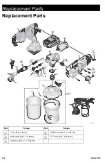 Preview for 7 page of DeWalt 17M363 Operation, Parts