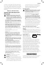 Предварительный просмотр 8 страницы DeWalt 20V MAX DCN890 Instruction Manual