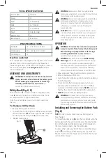 Предварительный просмотр 12 страницы DeWalt 20V MAX DCN890 Instruction Manual