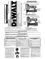 DeWalt 236631 Instruction Manual preview