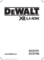 Preview for 1 page of DeWalt 24920 Original Instructions Manual