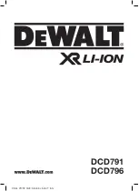 Предварительный просмотр 1 страницы DeWalt 24920 Original Instructions Manual