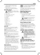 Предварительный просмотр 43 страницы DeWalt 24920 Original Instructions Manual