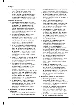 Предварительный просмотр 66 страницы DeWalt 24920 Original Instructions Manual