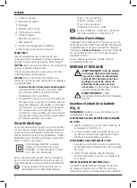 Предварительный просмотр 72 страницы DeWalt 24920 Original Instructions Manual