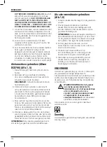 Предварительный просмотр 106 страницы DeWalt 24920 Original Instructions Manual