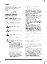 Предварительный просмотр 126 страницы DeWalt 24920 Original Instructions Manual