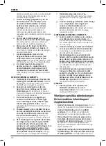 Предварительный просмотр 152 страницы DeWalt 24920 Original Instructions Manual