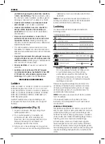 Предварительный просмотр 154 страницы DeWalt 24920 Original Instructions Manual