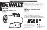 Предварительный просмотр 72 страницы DeWalt 2531DL-0078 Instruction Manual