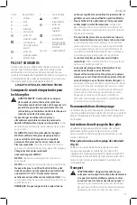 Предварительный просмотр 21 страницы DeWalt 314001465 Instruction Manual