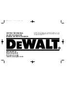 Preview for 2 page of DeWalt 384292-00 Instruction Manual