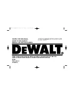 Предварительный просмотр 2 страницы DeWalt 385932-02 Instruction Manual