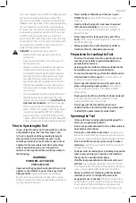 Предварительный просмотр 5 страницы DeWalt 52051 Instruction Manual