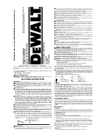 DeWalt 616974-00 Instruction Manual предпросмотр