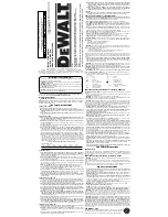 DeWalt 652215-00 Instruction Manual preview