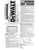 DeWalt 655014-00 Instruction Manual предпросмотр