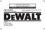 Preview for 1 page of DeWalt 7103629 Instruction Manual