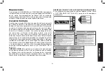 Preview for 61 page of DeWalt 7103629 Instruction Manual