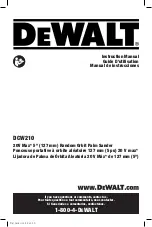 Предварительный просмотр 1 страницы DeWalt 885911557818 Instruction Manual