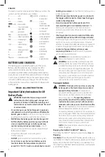 Preview for 6 page of DeWalt 885911557818 Instruction Manual