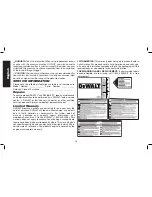 Предварительный просмотр 16 страницы DeWalt A20832 Instruction Manual