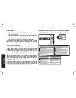 Предварительный просмотр 58 страницы DeWalt A20832 Instruction Manual