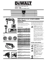 Preview for 1 page of DeWalt Compact SDS+ D25012K Owner'S Manual