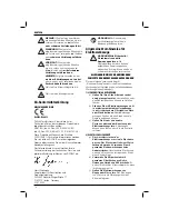 Preview for 16 page of DeWalt Compact SDS Plus D25012 Original Instructions Manual